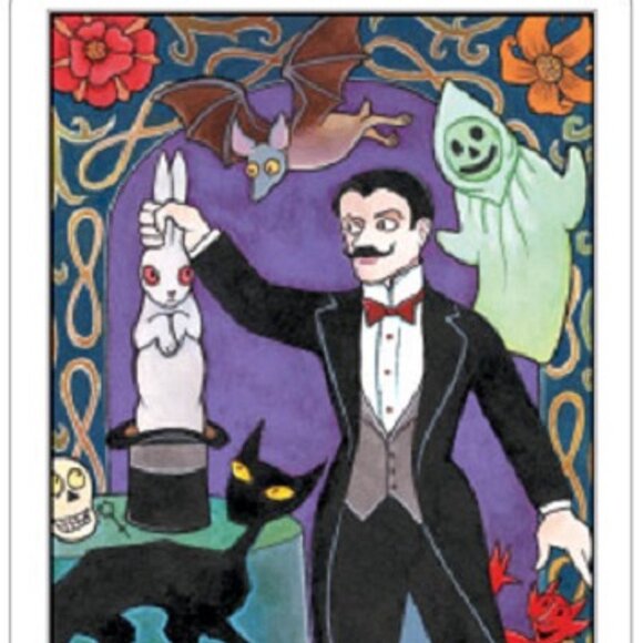 Halloween Tarot in Tin. *** SOLD OUT **** - Picture 3 of 9